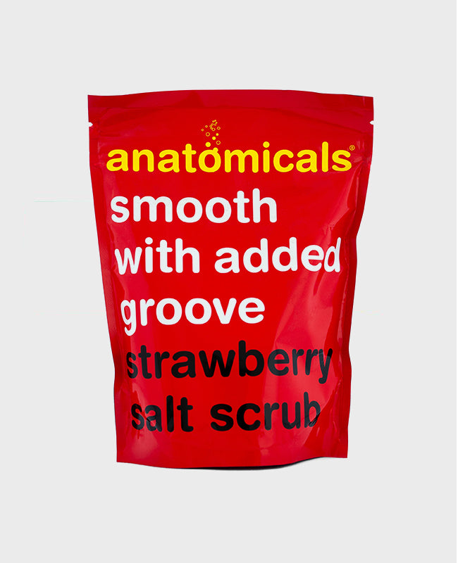 Smooth with added groove - salt scrub pouch