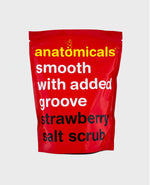 Smooth with added groove - salt scrub pouch