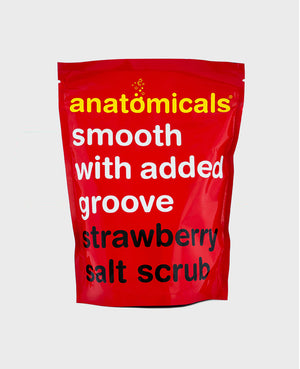 Smooth with added groove - salt scrub pouch