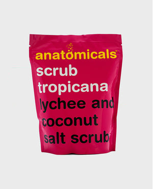 scrub tropicana lychee & coconut salt scrub