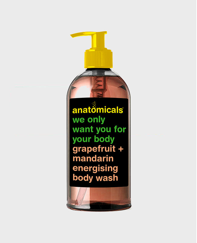 grapefruit + mandarin body wash 500ml