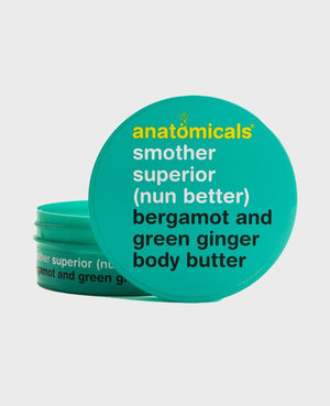 smother superior (nun better) bergamot & green ginger body butter 200g