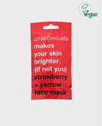 makes your skin brighter (if not you) strawberry & yarrow brightening face mask 15ml