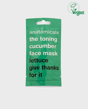 lettuce give thanks for it toning cucumber face mask 15ml