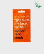 get outta my face dirtball! apricot face scrub 15ml
