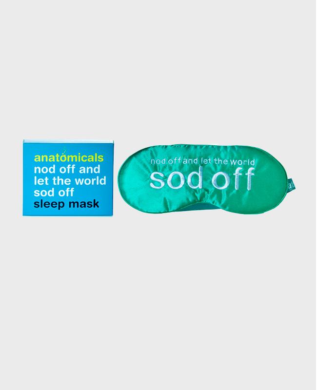 nod off and let the world sod off satin sleep mask
