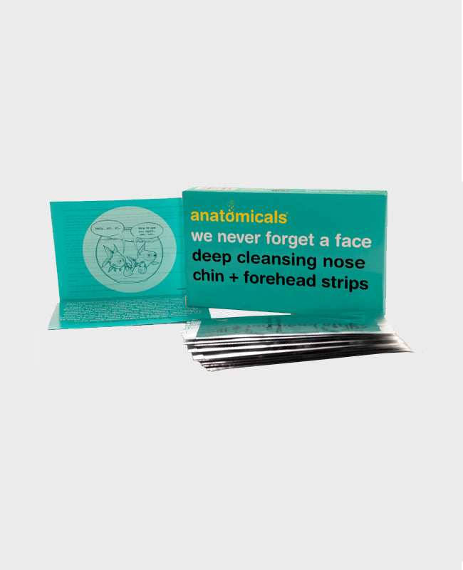 deep cleansing nose, chin & forehead strips